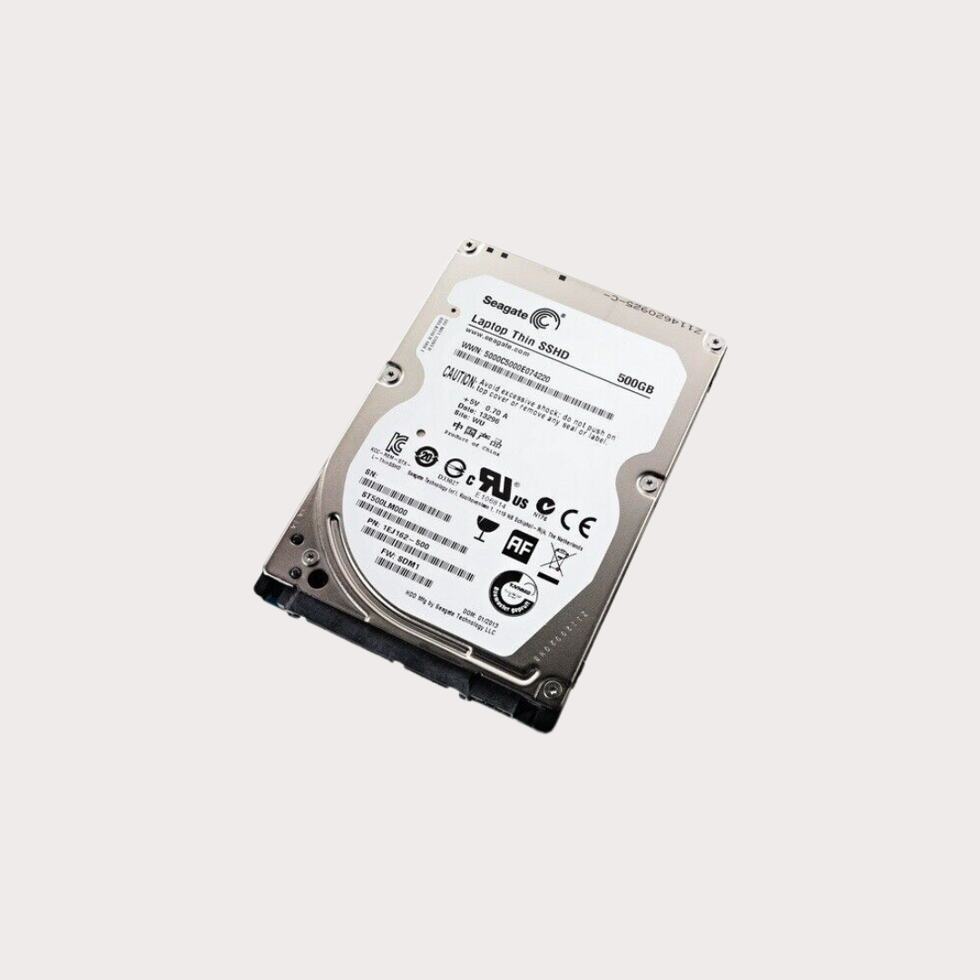 Hard Disk Drive (HDD): 128, 256, 512, 1TB, 2TB, 4TB (Branded or New)